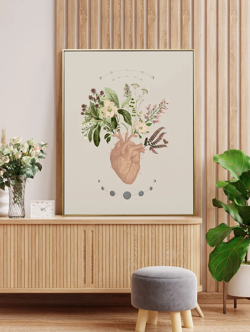 Plakat Heart Flowers 30x40cm