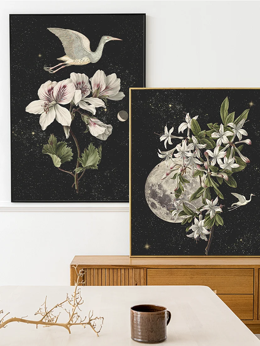 Plakat Moon Flower 40x50cm