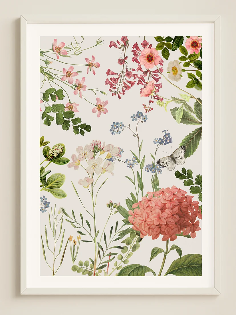 Plakat Bloom Flowers 50x70cm