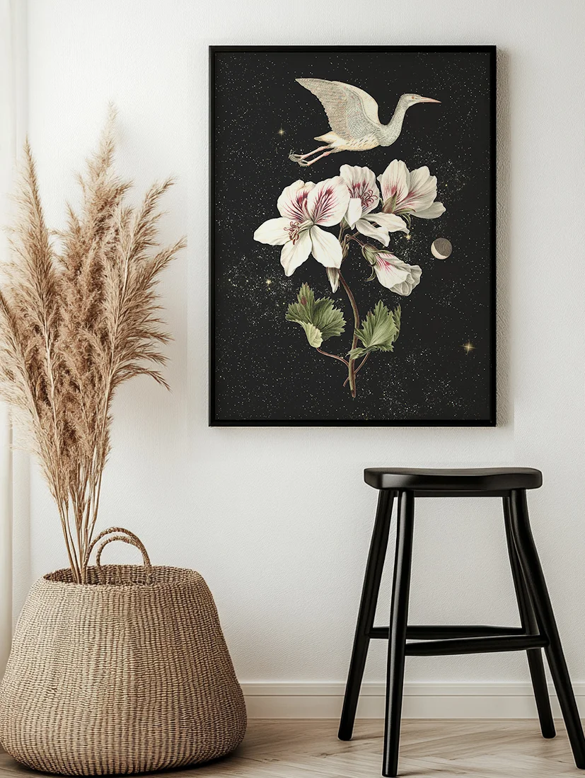 Plakat Moon Bird 50x70cm
