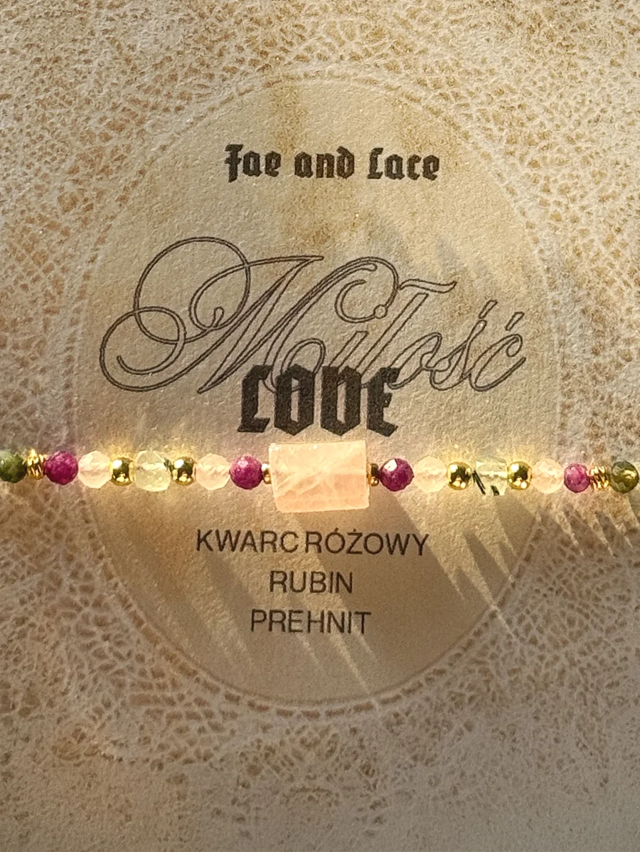 Bransoletka z Kwarcem Różowym