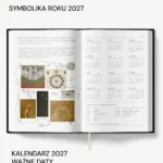 Kalendarz Księżycowy 2027 - CELESTIAL BLACK