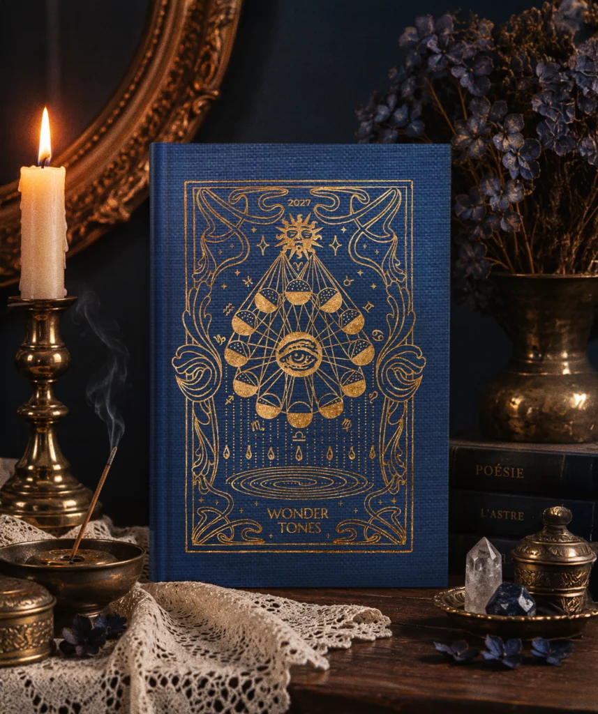 Kalendarz Księżycowy 2027 - MIDNIGHT BLUE
